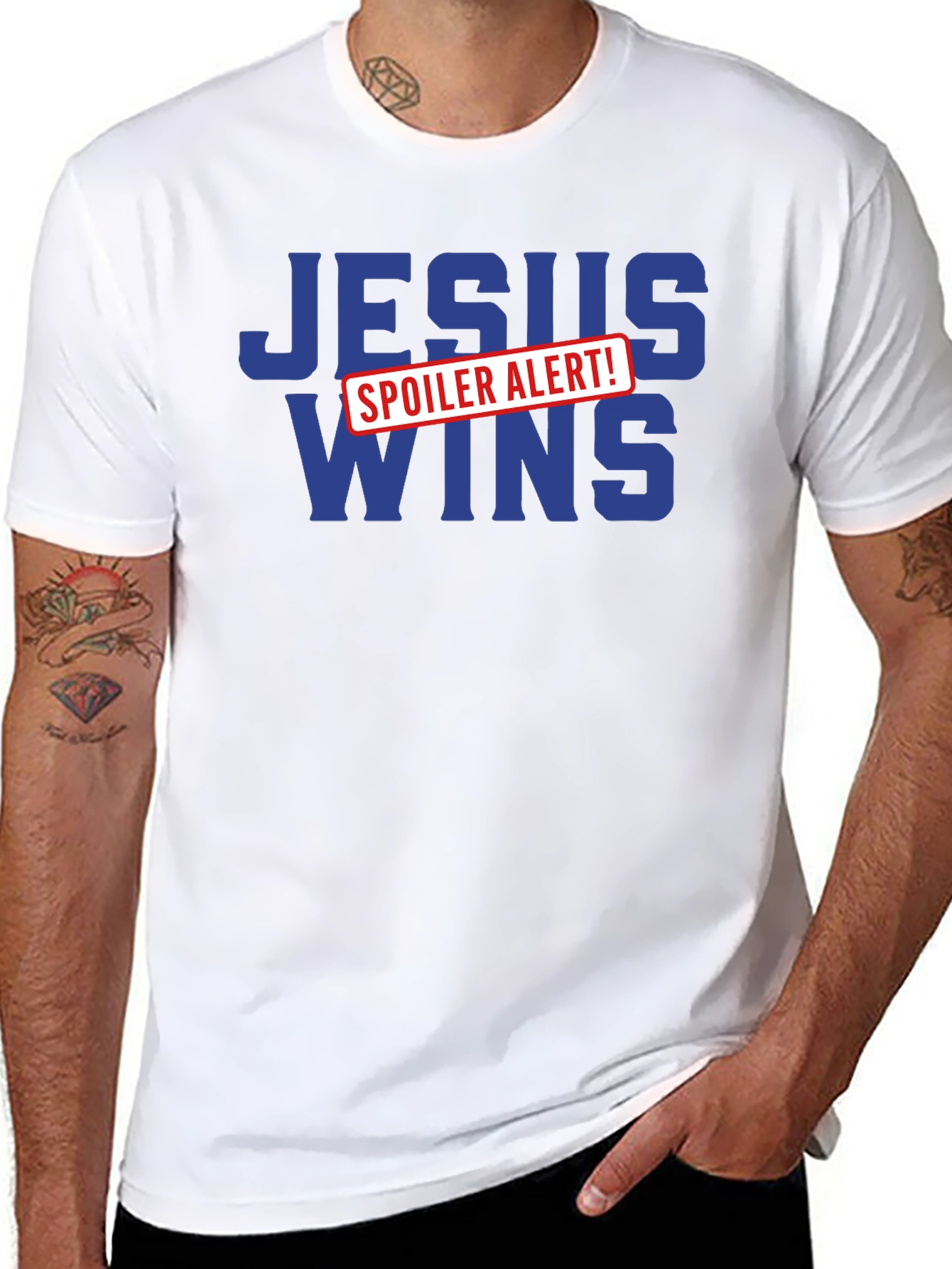 Jesus Wins Spoiler Alert T-Shirt