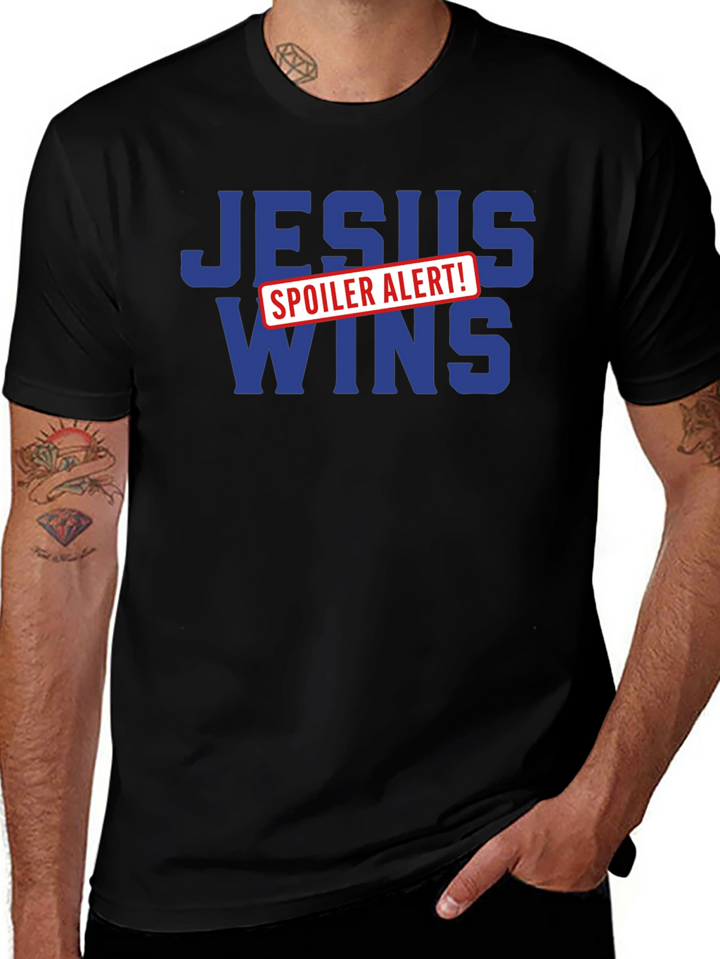 Jesus Wins Spoiler Alert T-Shirt