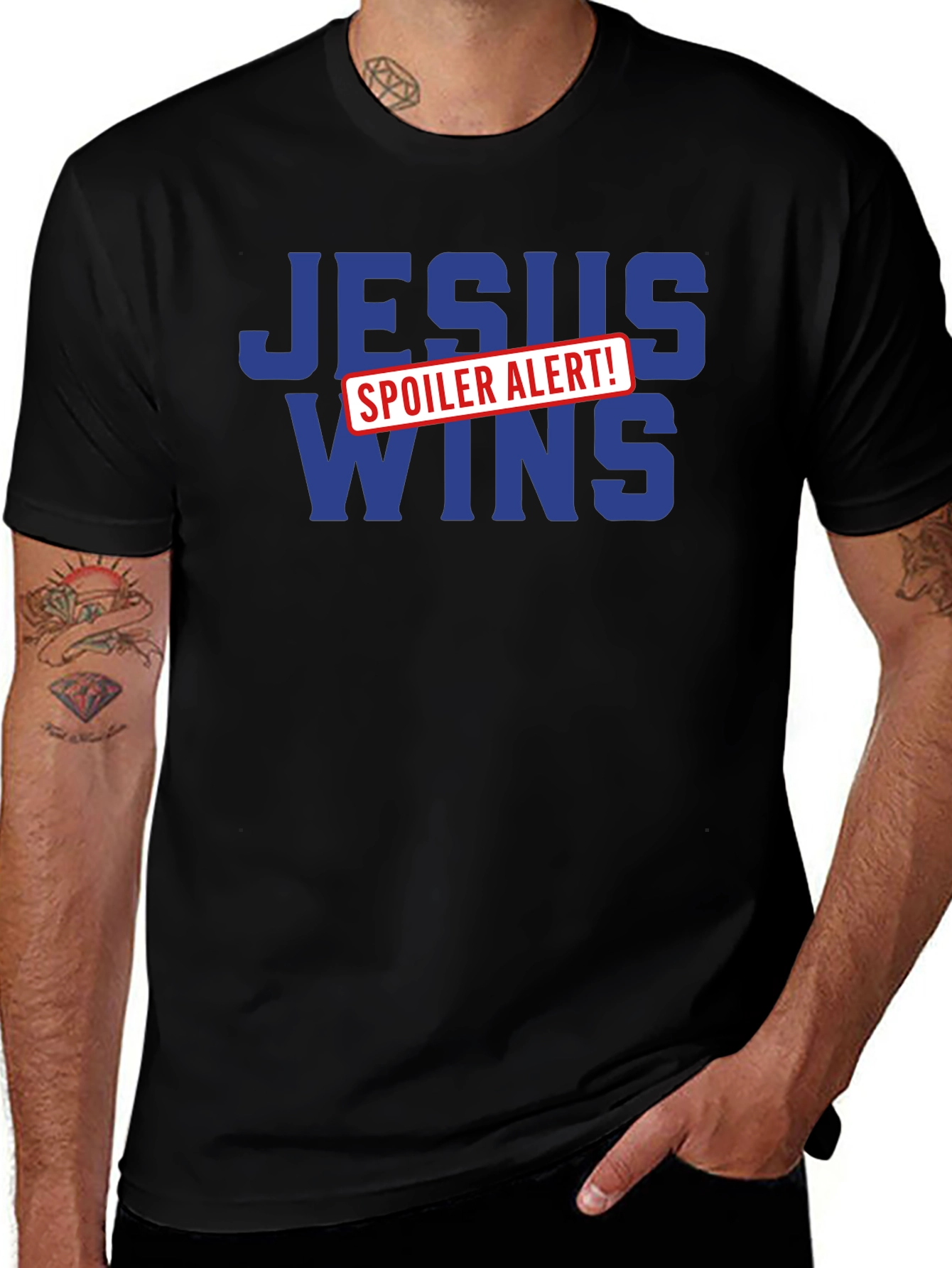 Jesus Wins Spoiler Alert T-Shirt