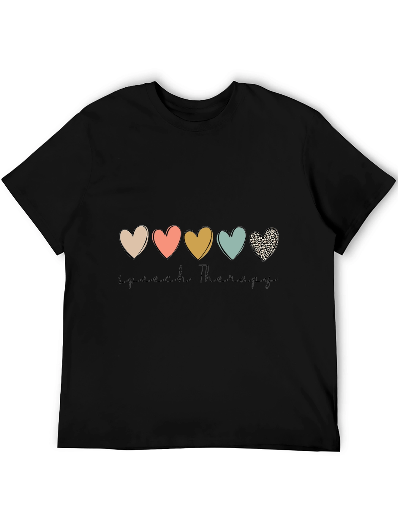Speech Therapy Heart Graphic Tee