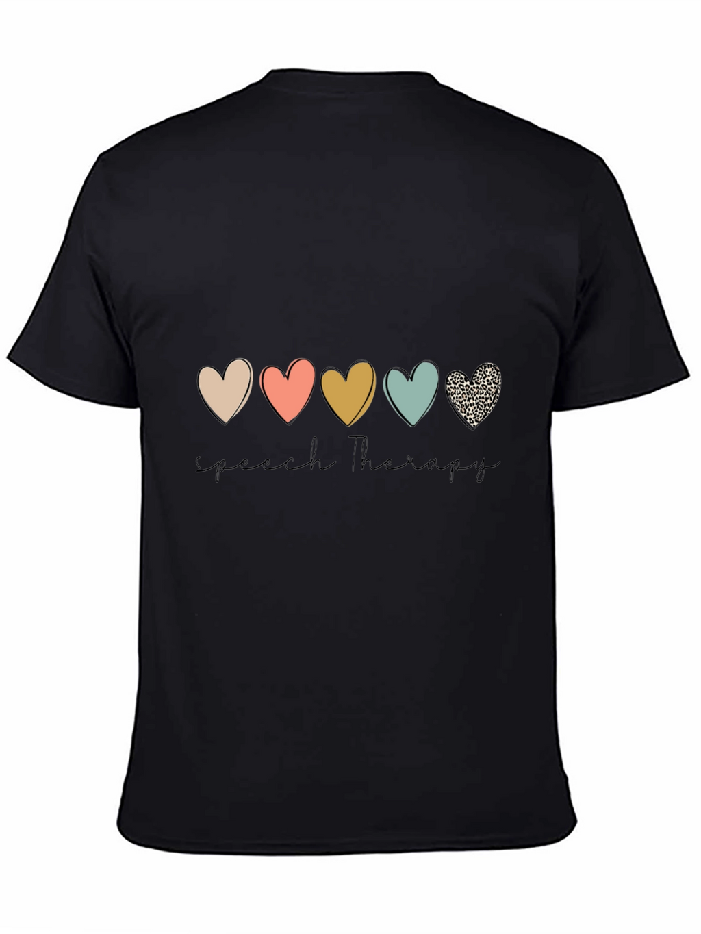 Speech Therapy Heart Graphic Tee