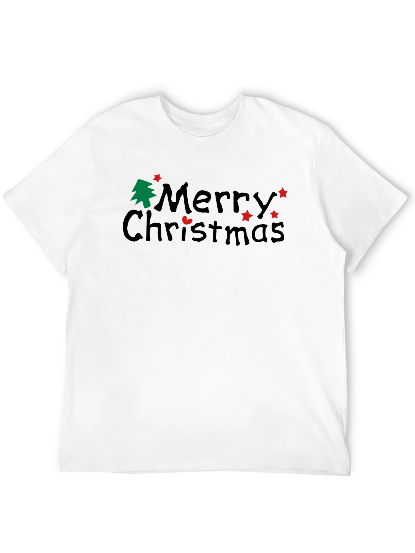 Merry Christmas Graphic Tee - Holiday Cheer