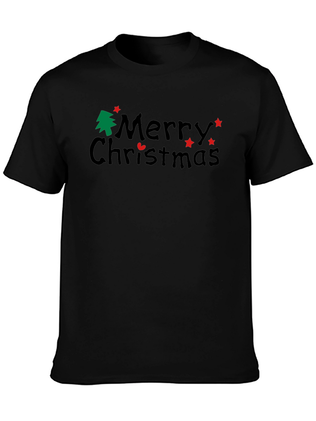 Merry Christmas Graphic Tee - Holiday Cheer