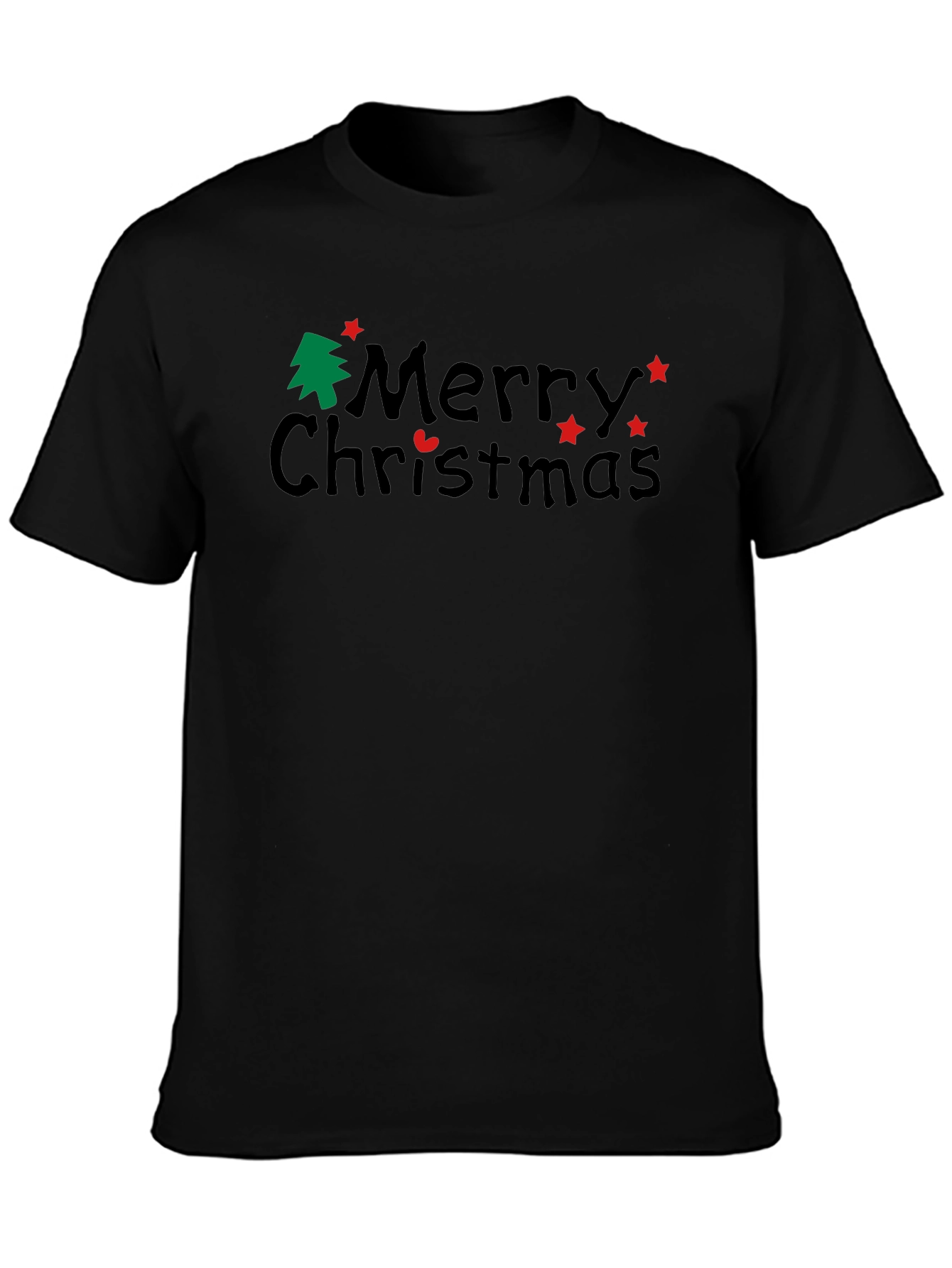 Merry Christmas Graphic Tee - Holiday Cheer