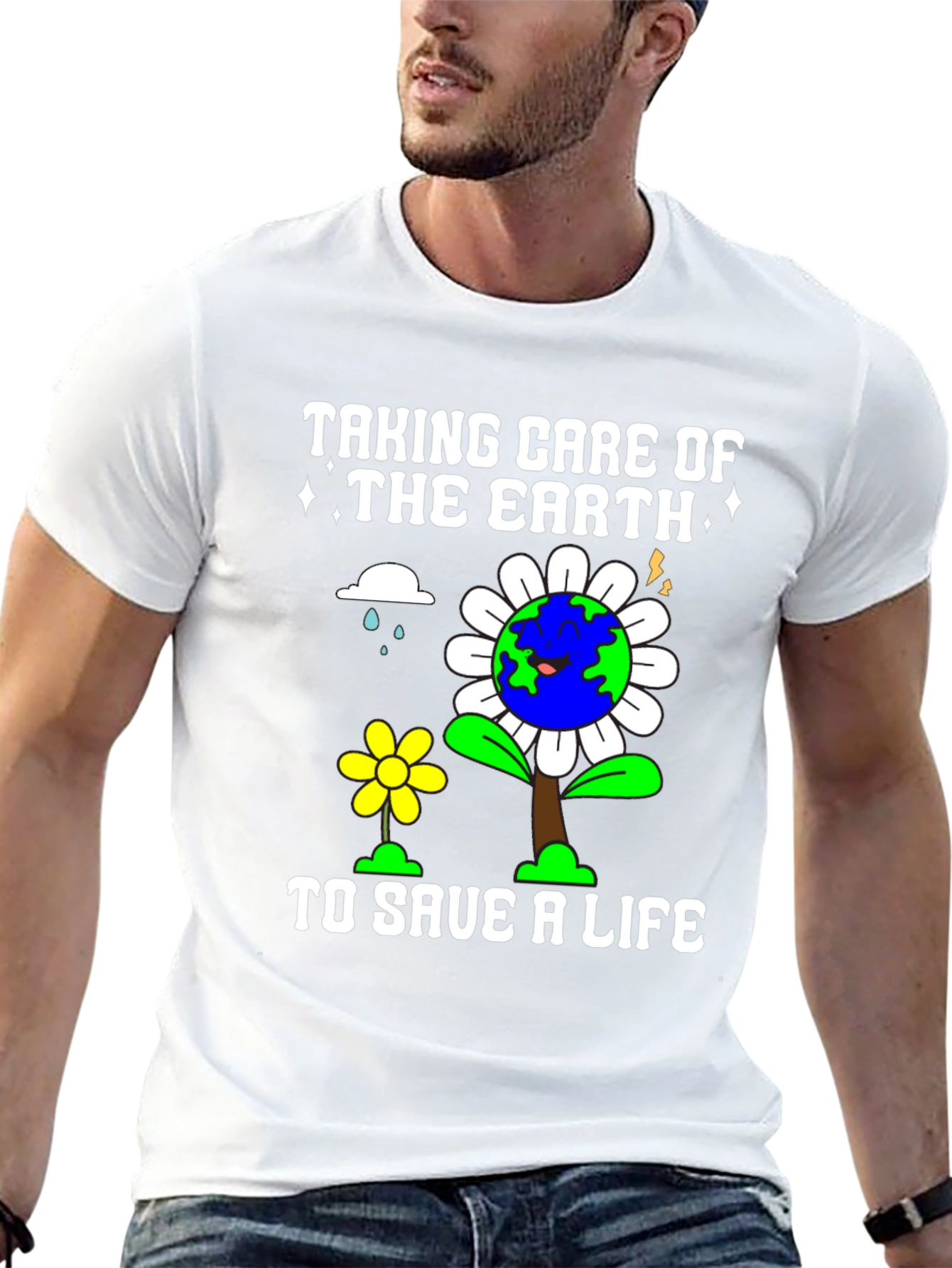 Earth Day T-Shirt - Taking Care of the Earth to Save a Life