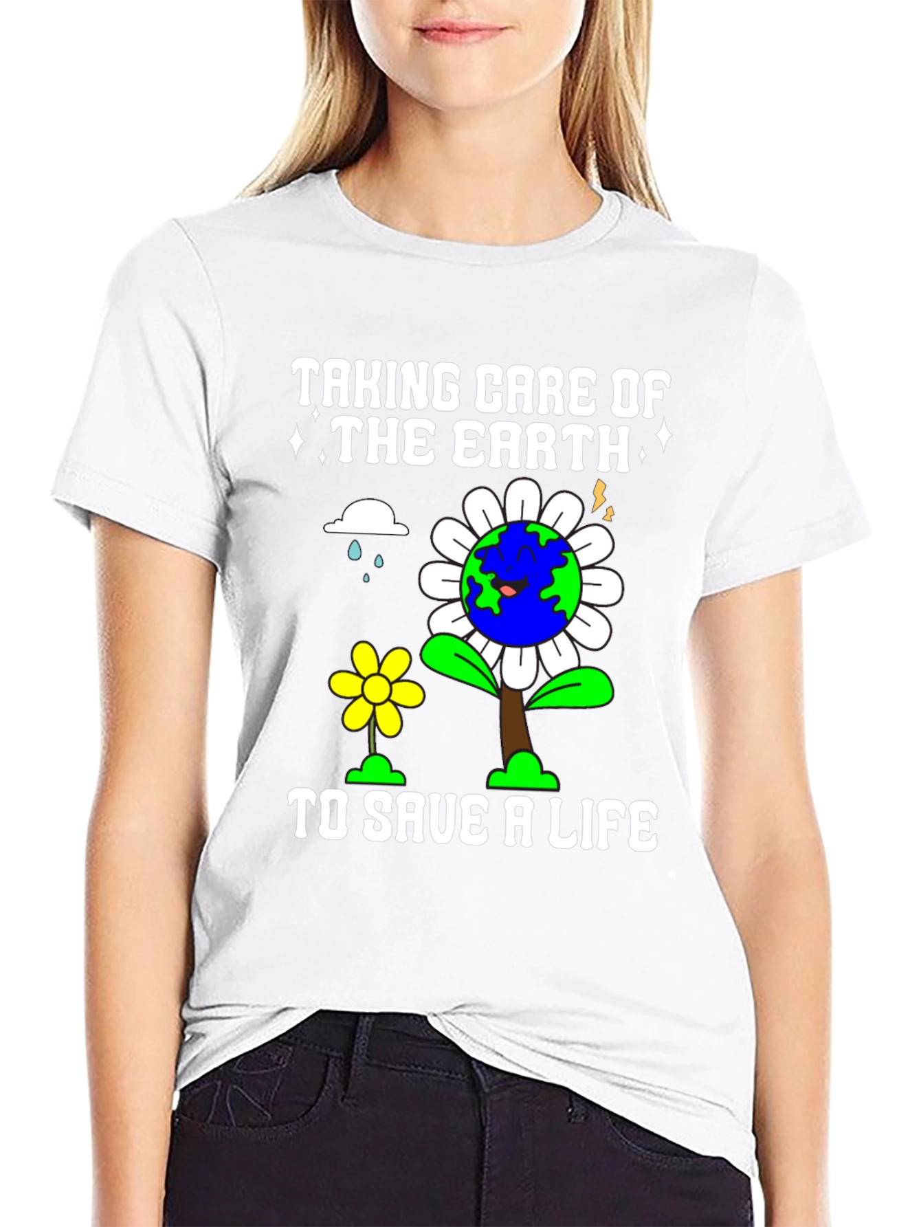 Earth Day T-Shirt - Taking Care of the Earth to Save a Life