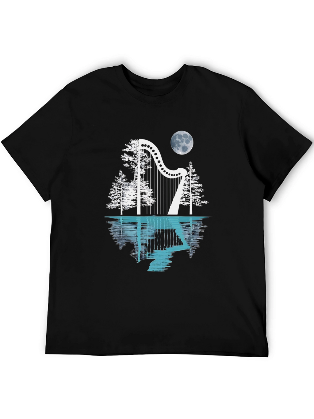 Harp & Moon Graphic Tee