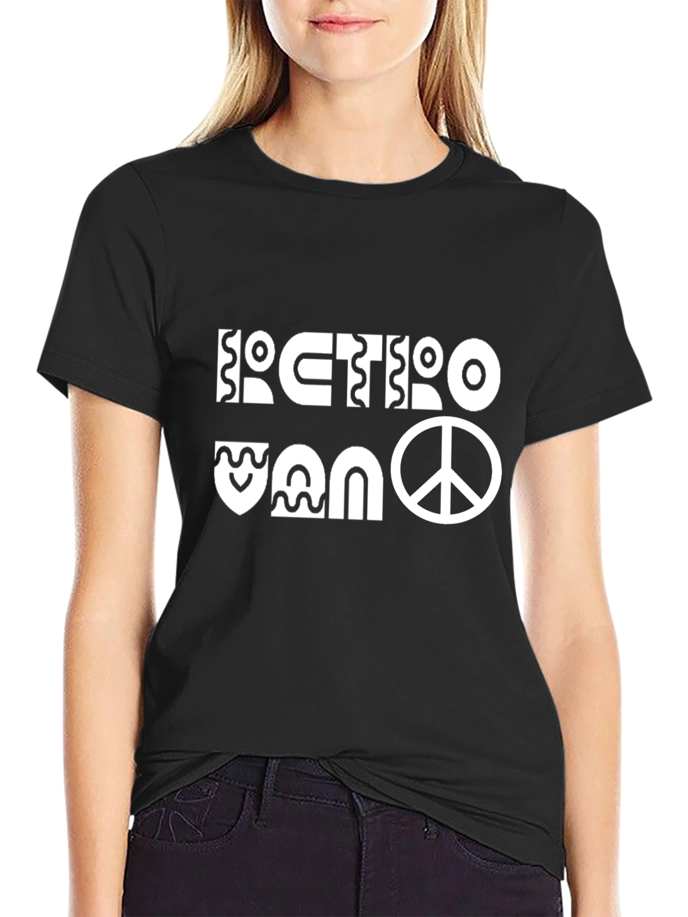 Retro Van Peace Sign Graphic Tee