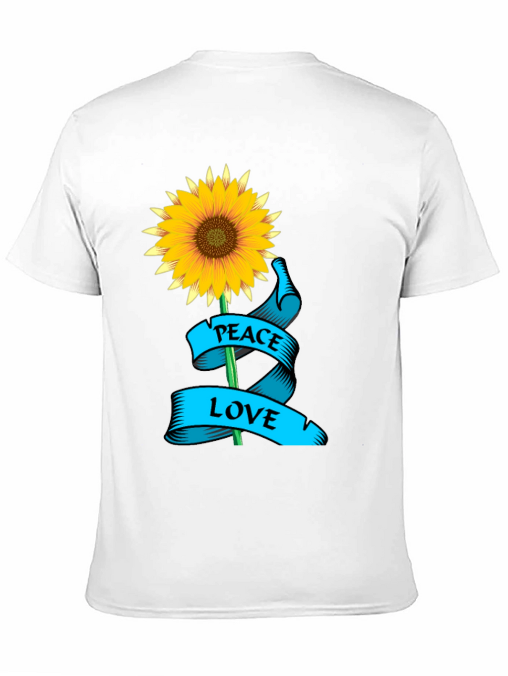 Peace Love Sunflower Graphic T-Shirt