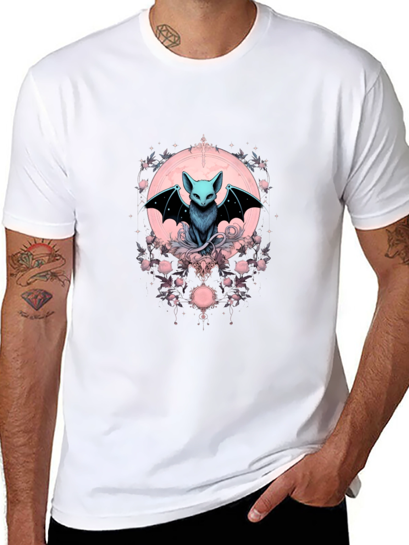 Pastel Goth Bat T-Shirt