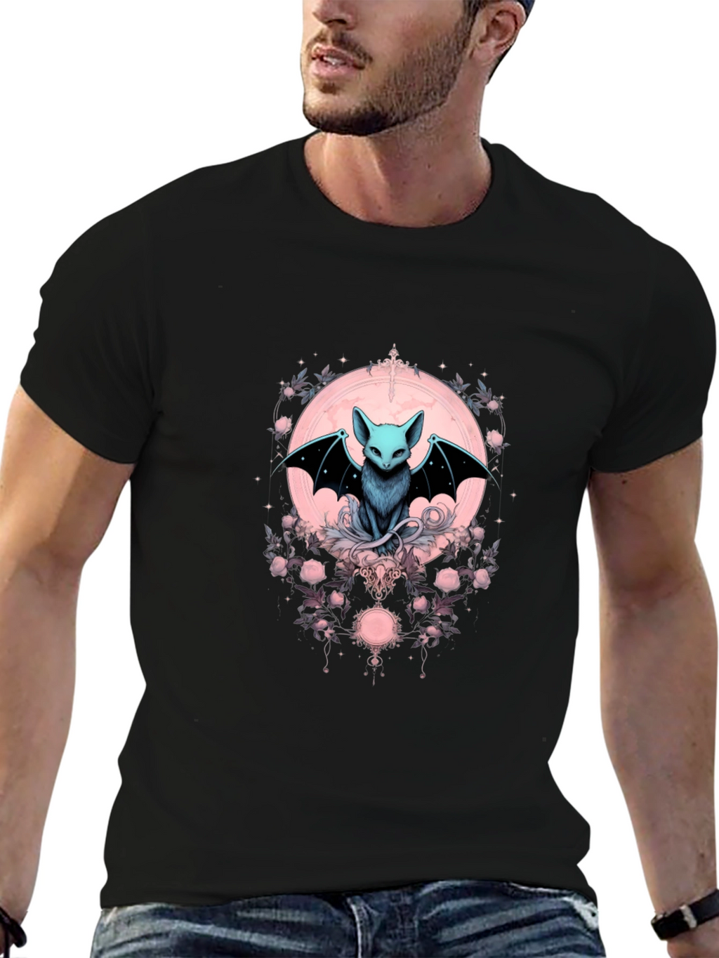Pastel Goth Bat T-Shirt