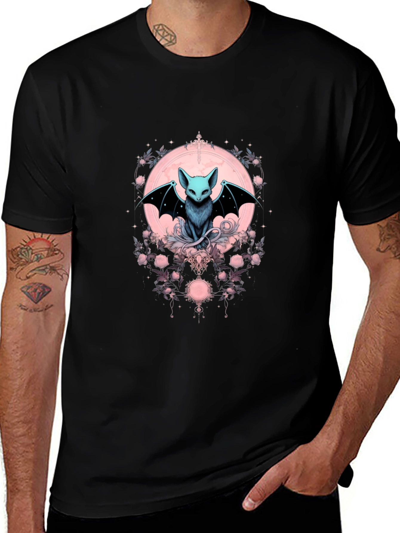 Pastel Goth Bat T-Shirt