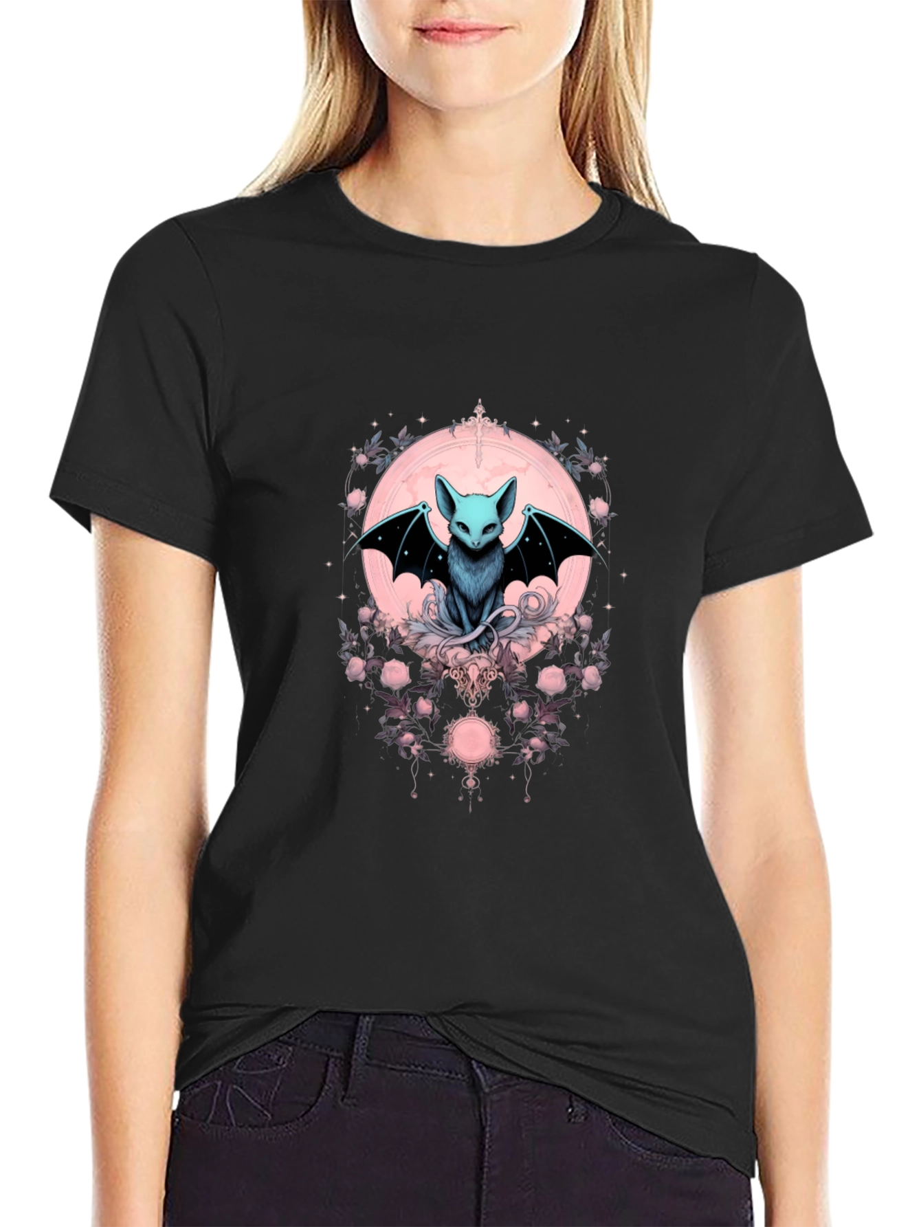 Pastel Goth Bat T-Shirt