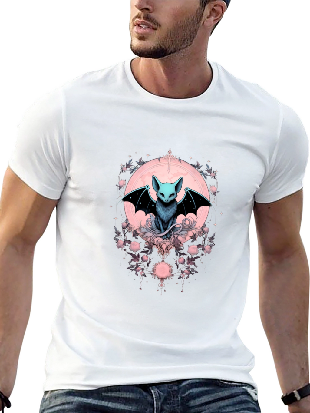 Pastel Goth Bat T-Shirt