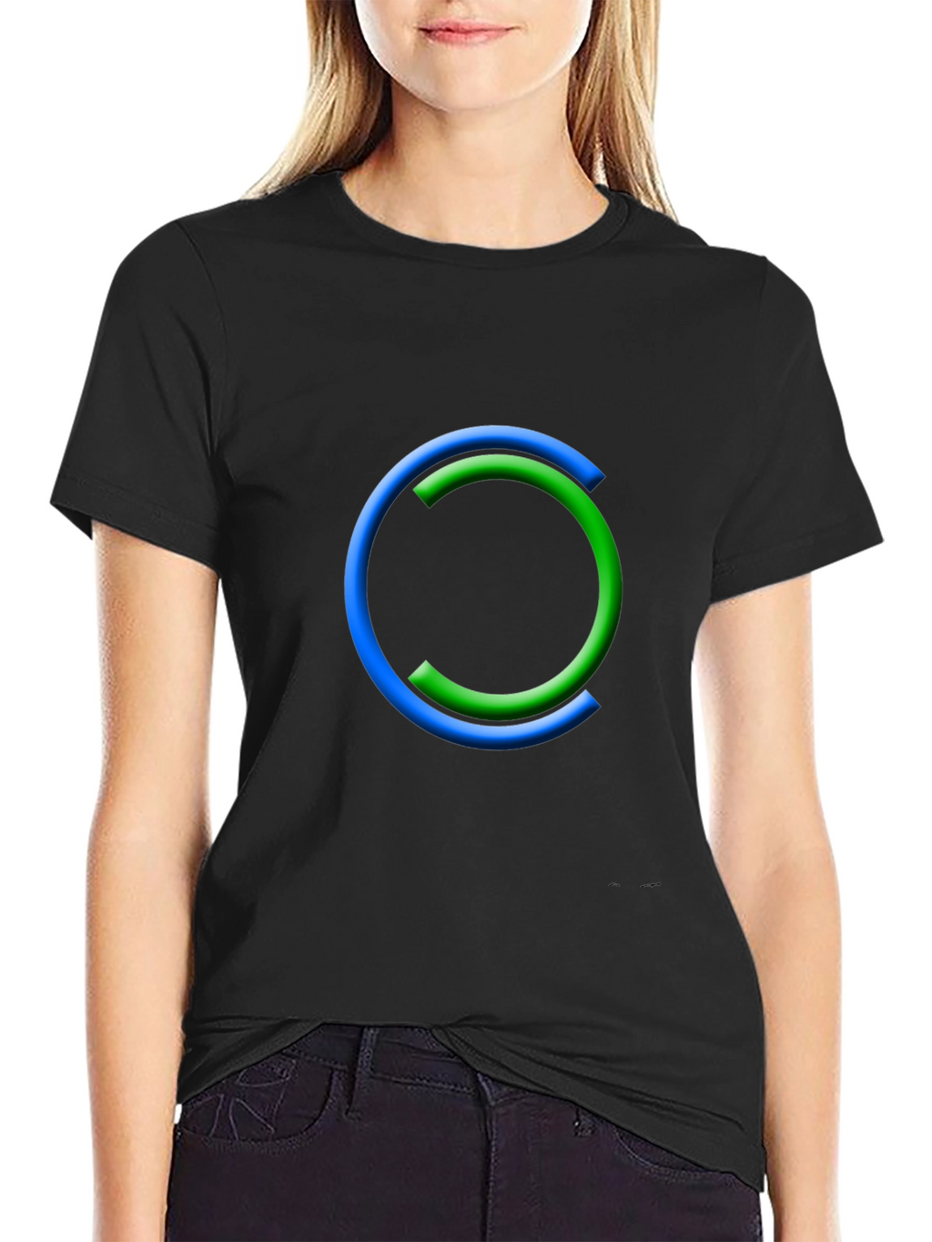 Modern Circle Graphic Tee - Casual Style