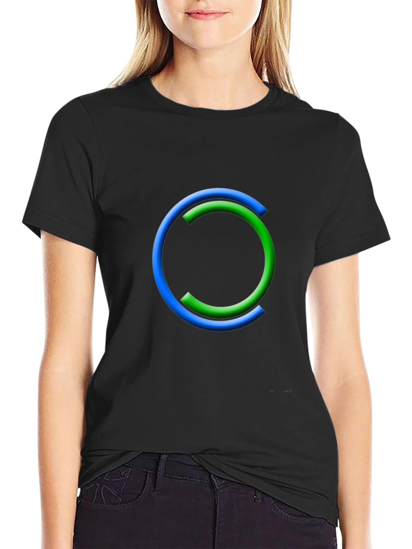 Modern Circle Graphic Tee - Casual Style