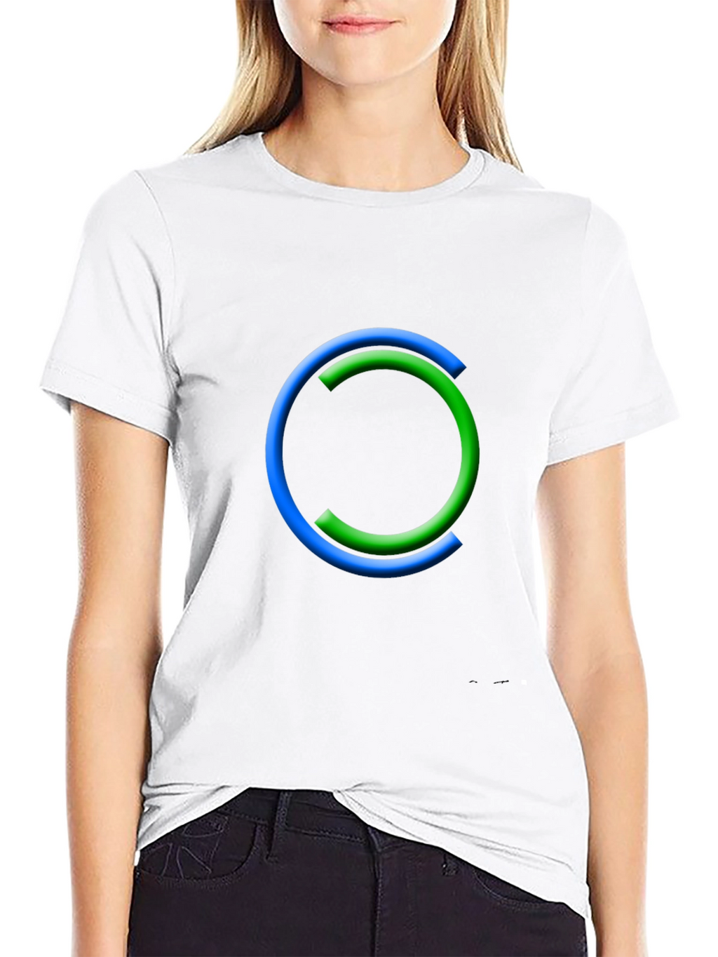 Modern Circle Graphic Tee - Casual Style