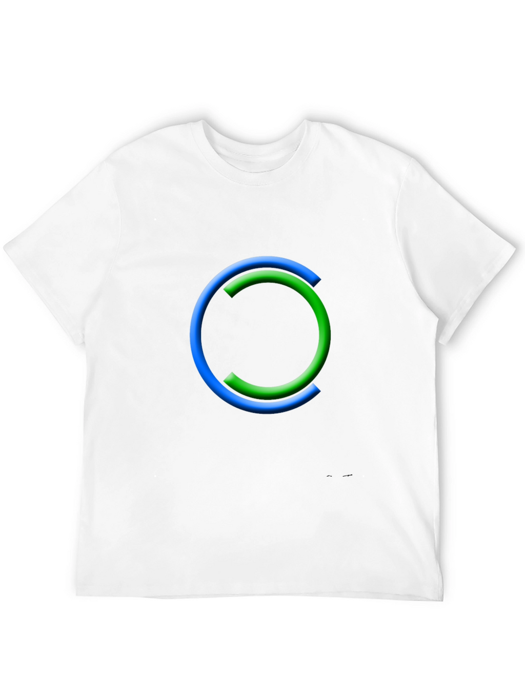 Modern Circle Graphic Tee - Casual Style