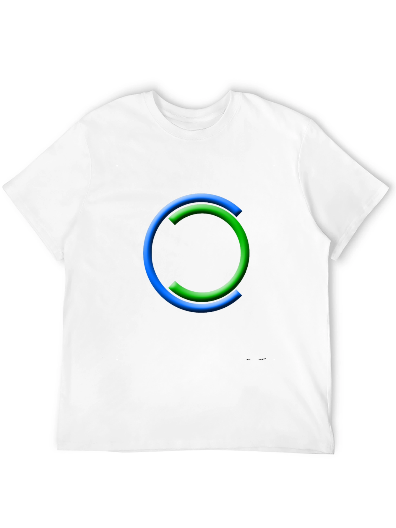 Modern Circle Graphic Tee - Casual Style