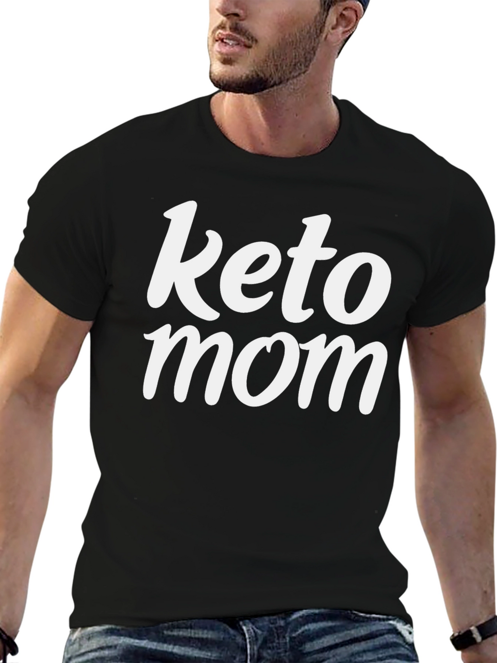 Keto Mom Black Graphic Tee