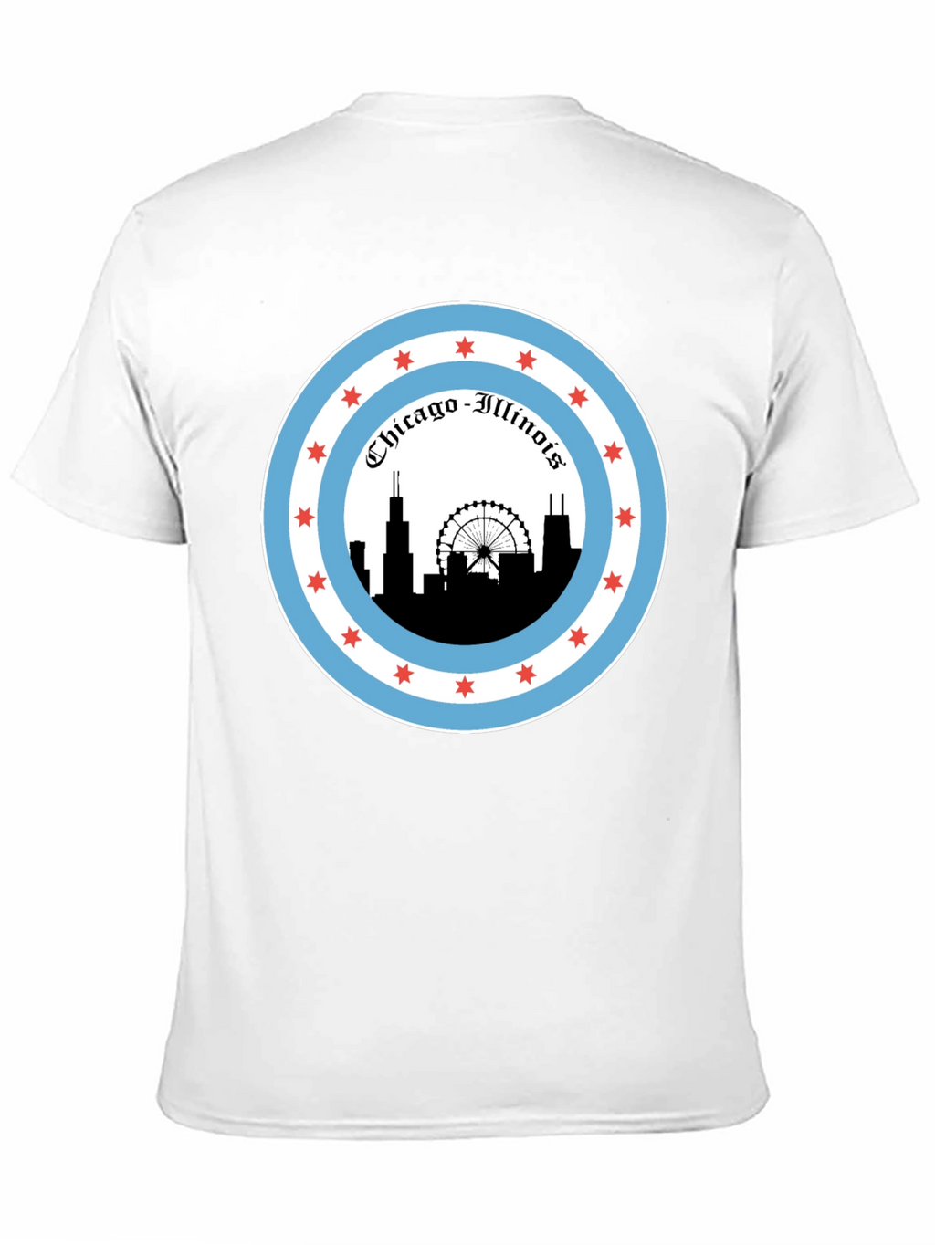 Chicago Illinois Skyline T-Shirt