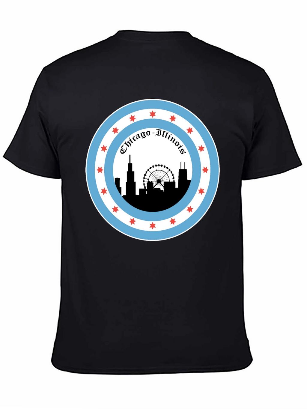 Chicago Illinois Skyline T-Shirt