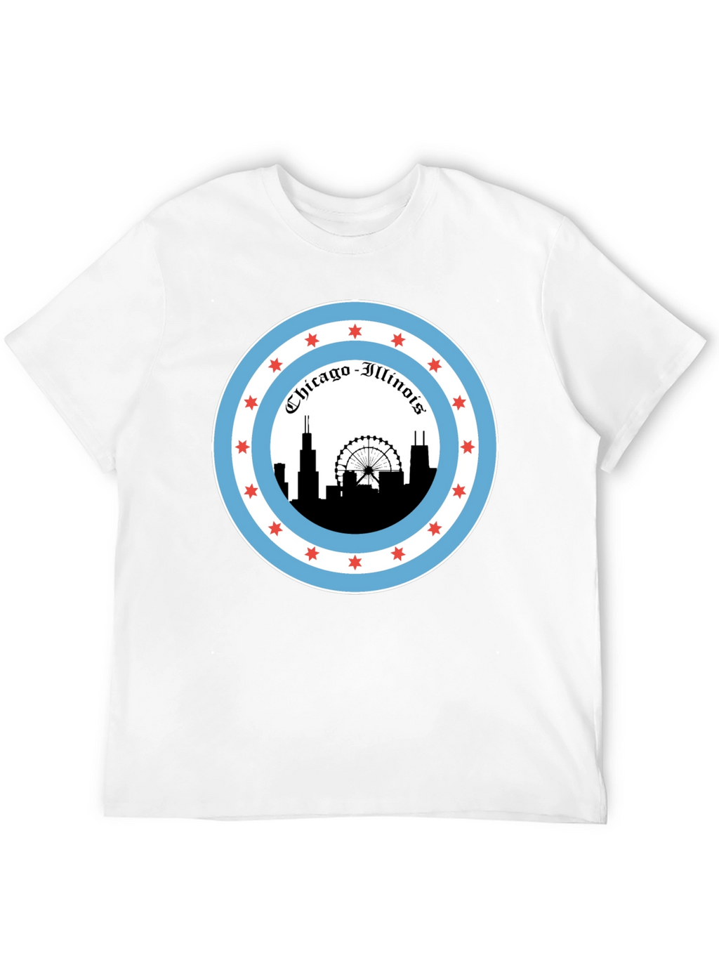 Chicago Illinois Skyline T-Shirt