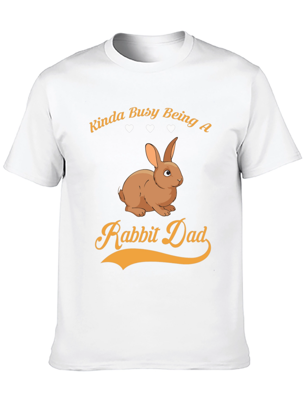 Rabbit Dad Graphic Tee - Kinda Busy T-Shirt