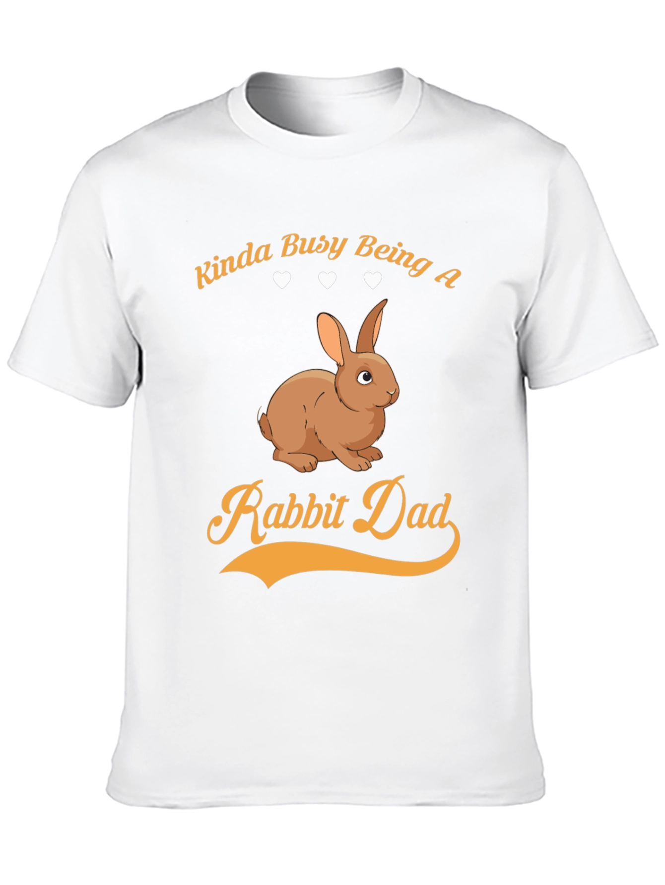 Rabbit Dad Graphic Tee - Kinda Busy T-Shirt
