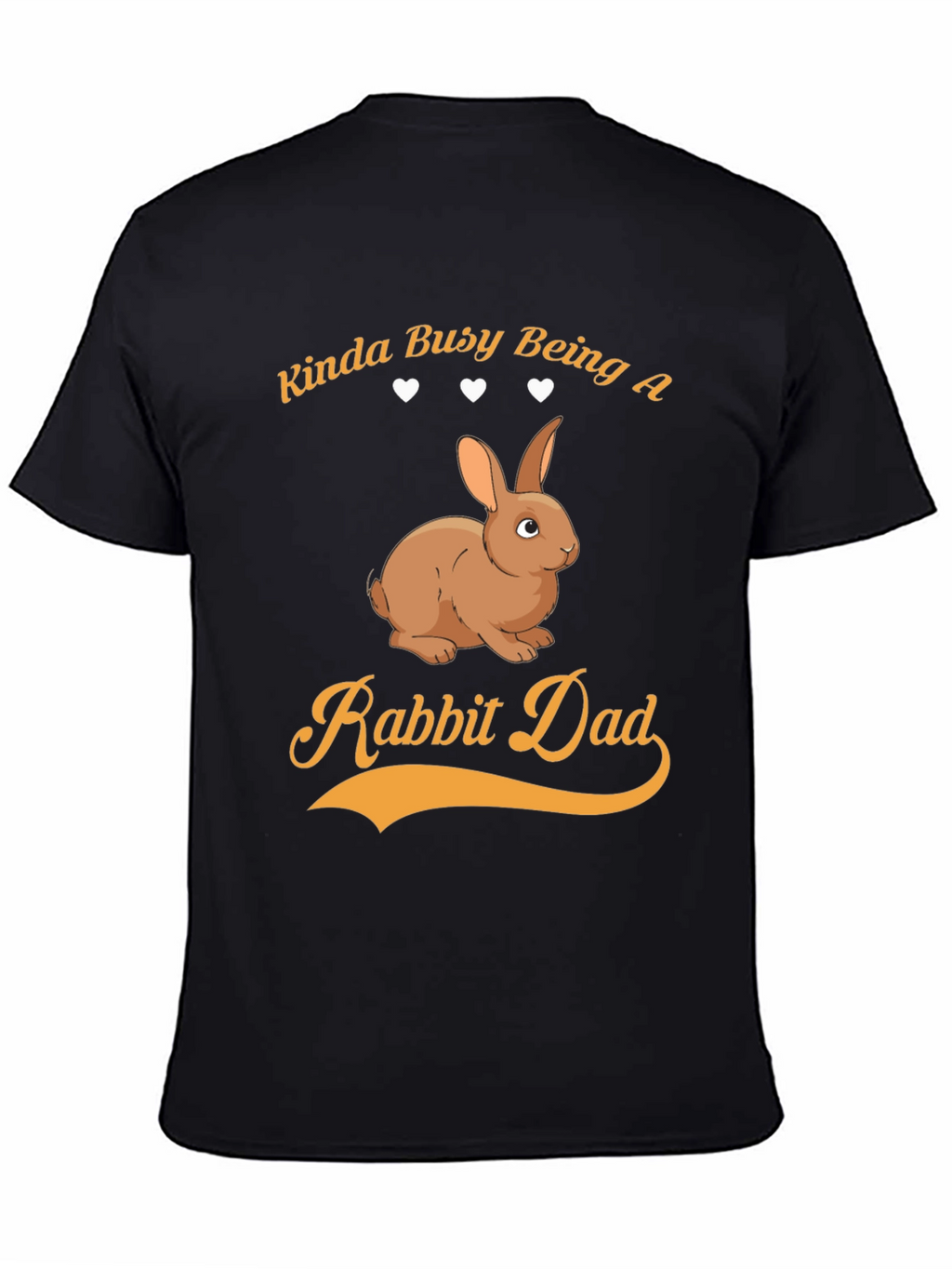 Rabbit Dad Graphic Tee - Kinda Busy T-Shirt