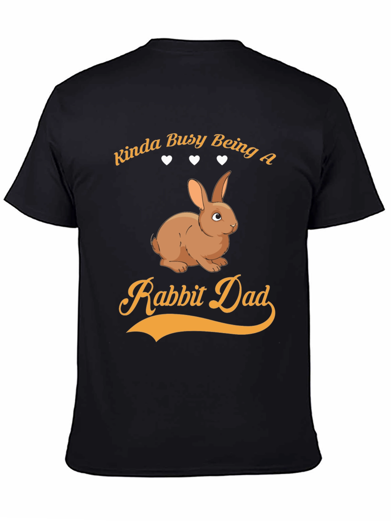 Rabbit Dad Graphic Tee - Kinda Busy T-Shirt