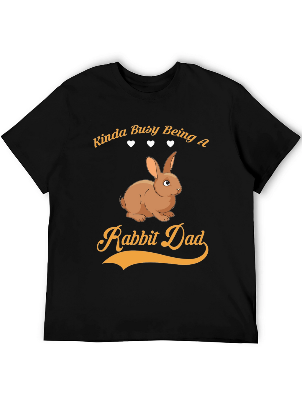 Rabbit Dad Graphic Tee - Kinda Busy T-Shirt