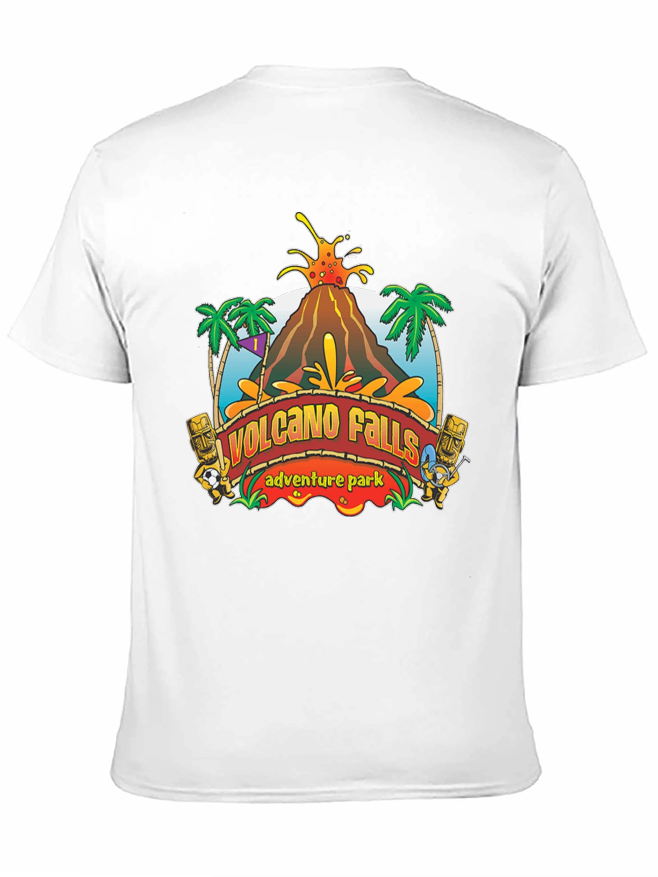 Volcano Falls Adventure Park Black T-Shirt