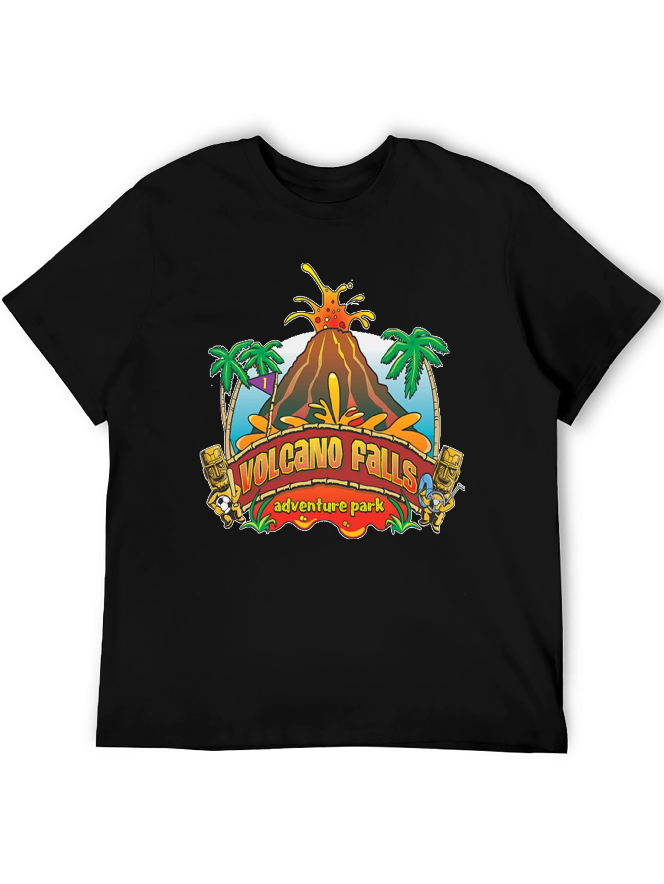 Volcano Falls Adventure Park Black T-Shirt