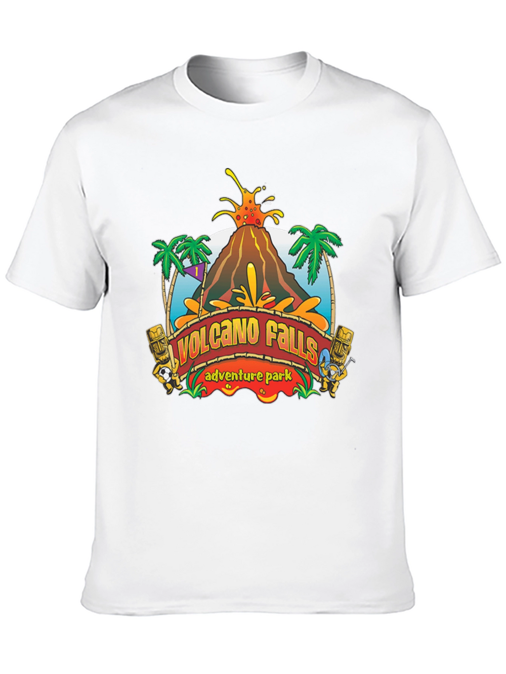 Volcano Falls Adventure Park Black T-Shirt