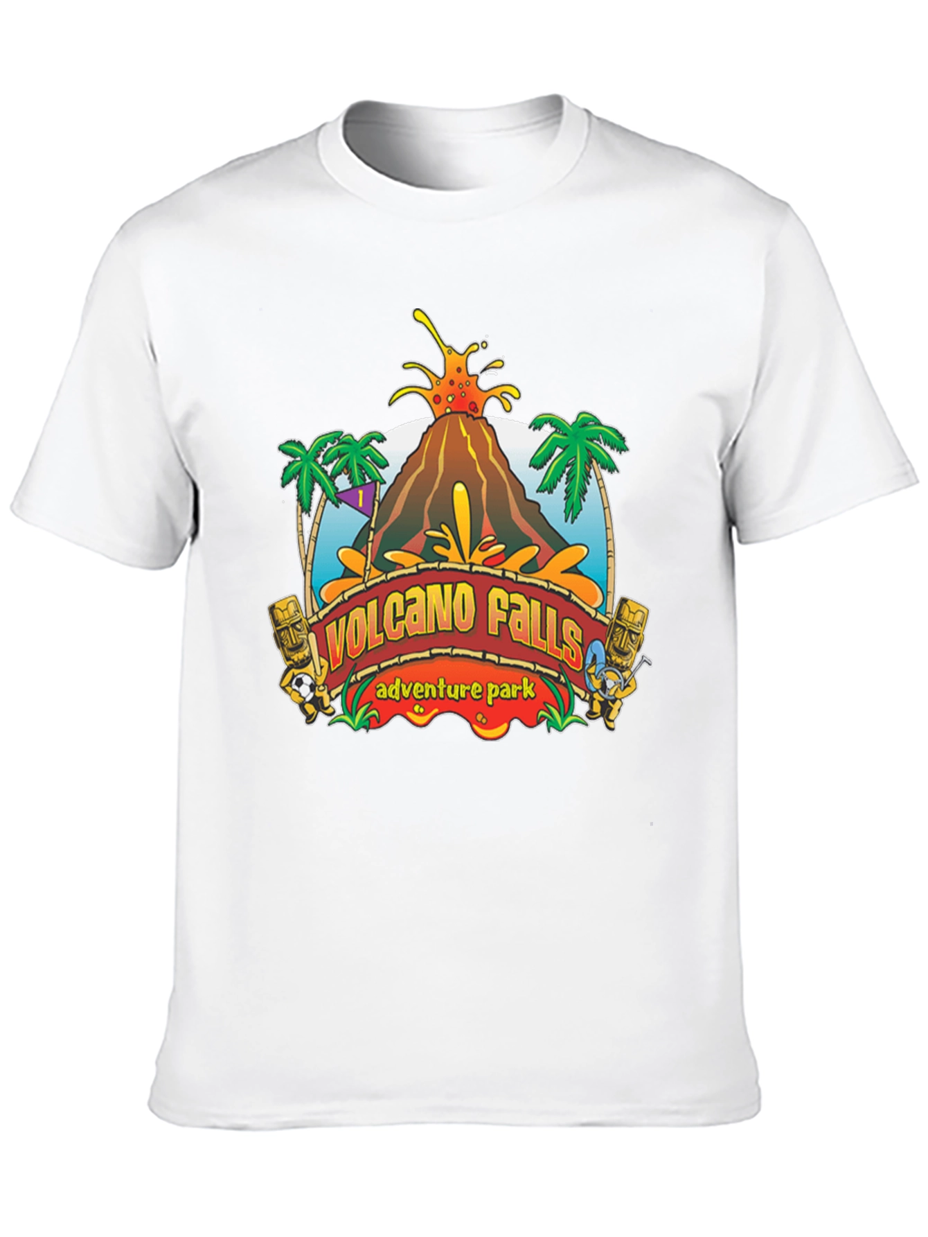 Volcano Falls Adventure Park Black T-Shirt