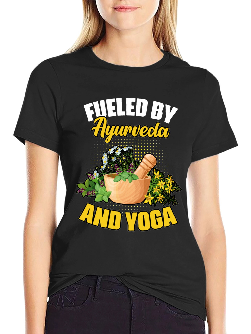 Fueled By Ayurveda and Yoga T-Shirt