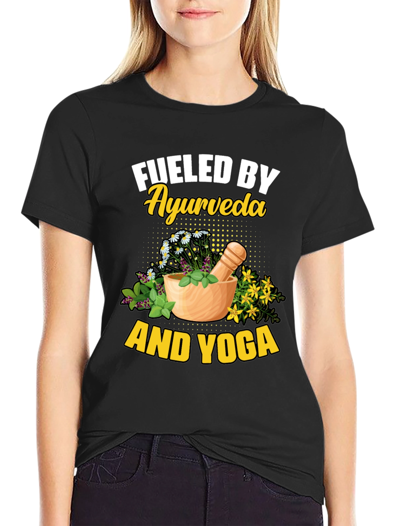 Fueled By Ayurveda and Yoga T-Shirt