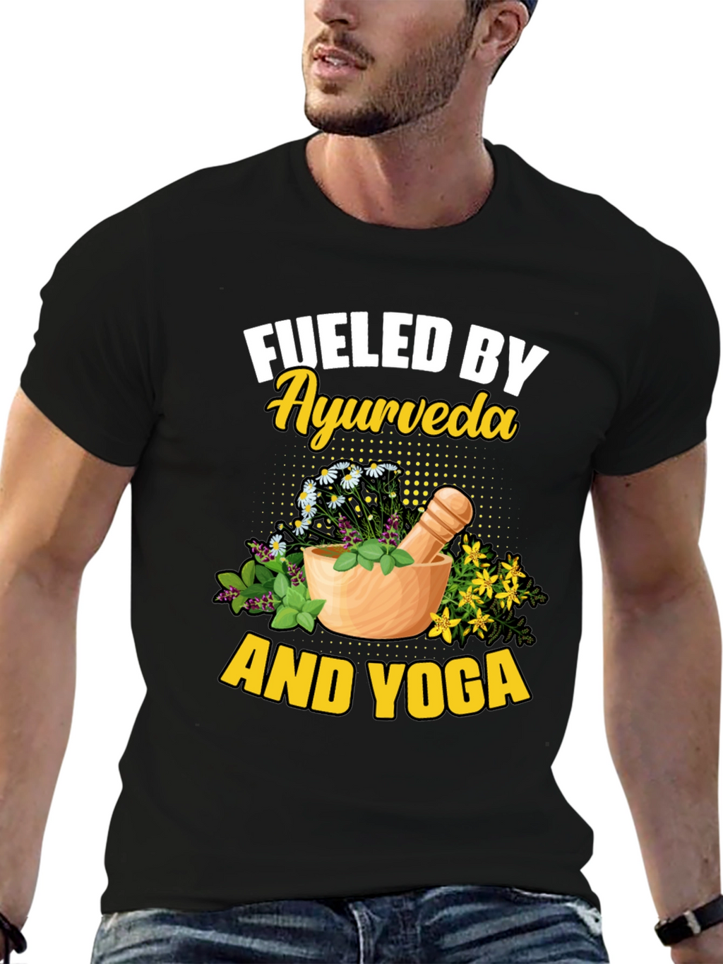 Fueled By Ayurveda and Yoga T-Shirt