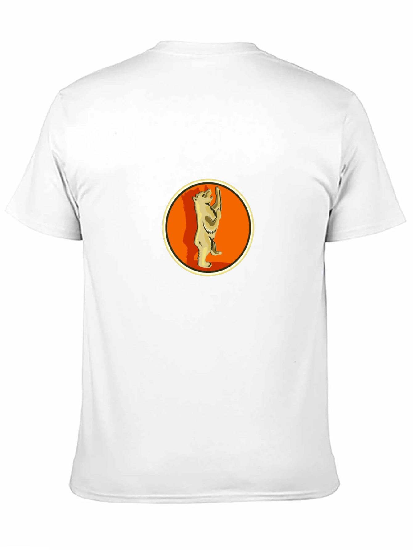 Berlin Bear T-Shirt - Black Crew Neck Graphic Tee