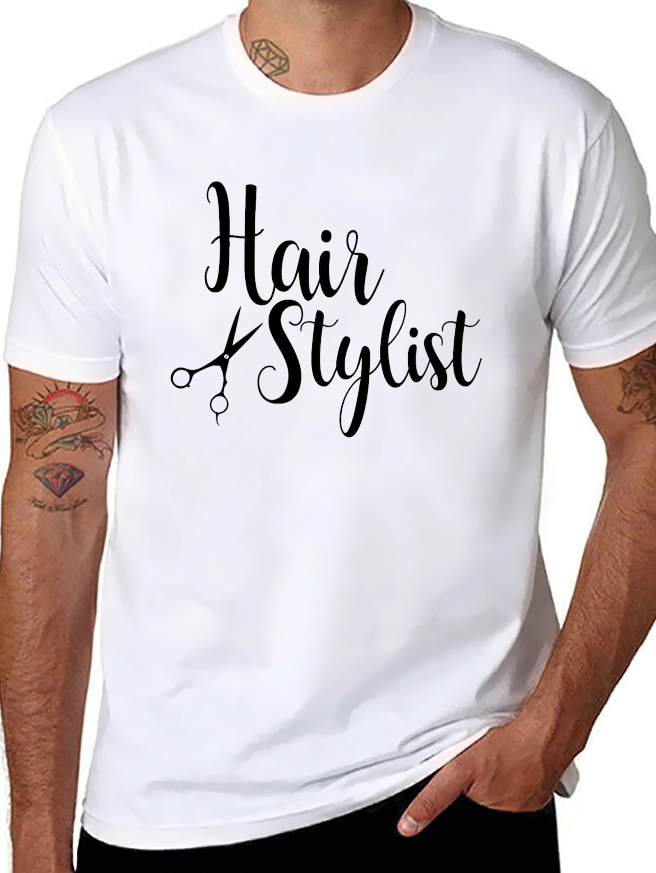 Hair Stylist Graphic Tee - Trendy Unisex T-Shirt