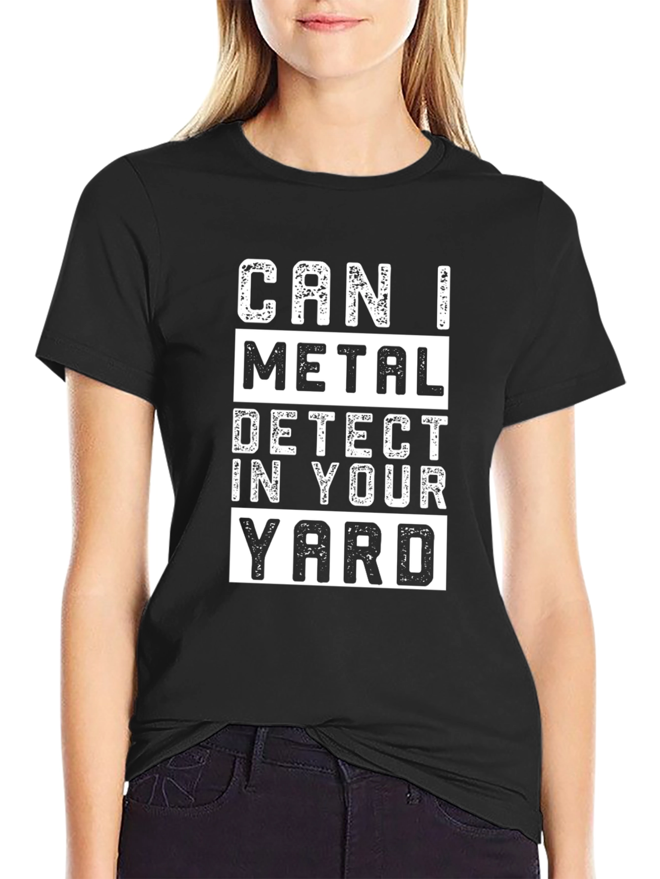 Metal Detecting Humor T-Shirt - Can I Metal Detect?