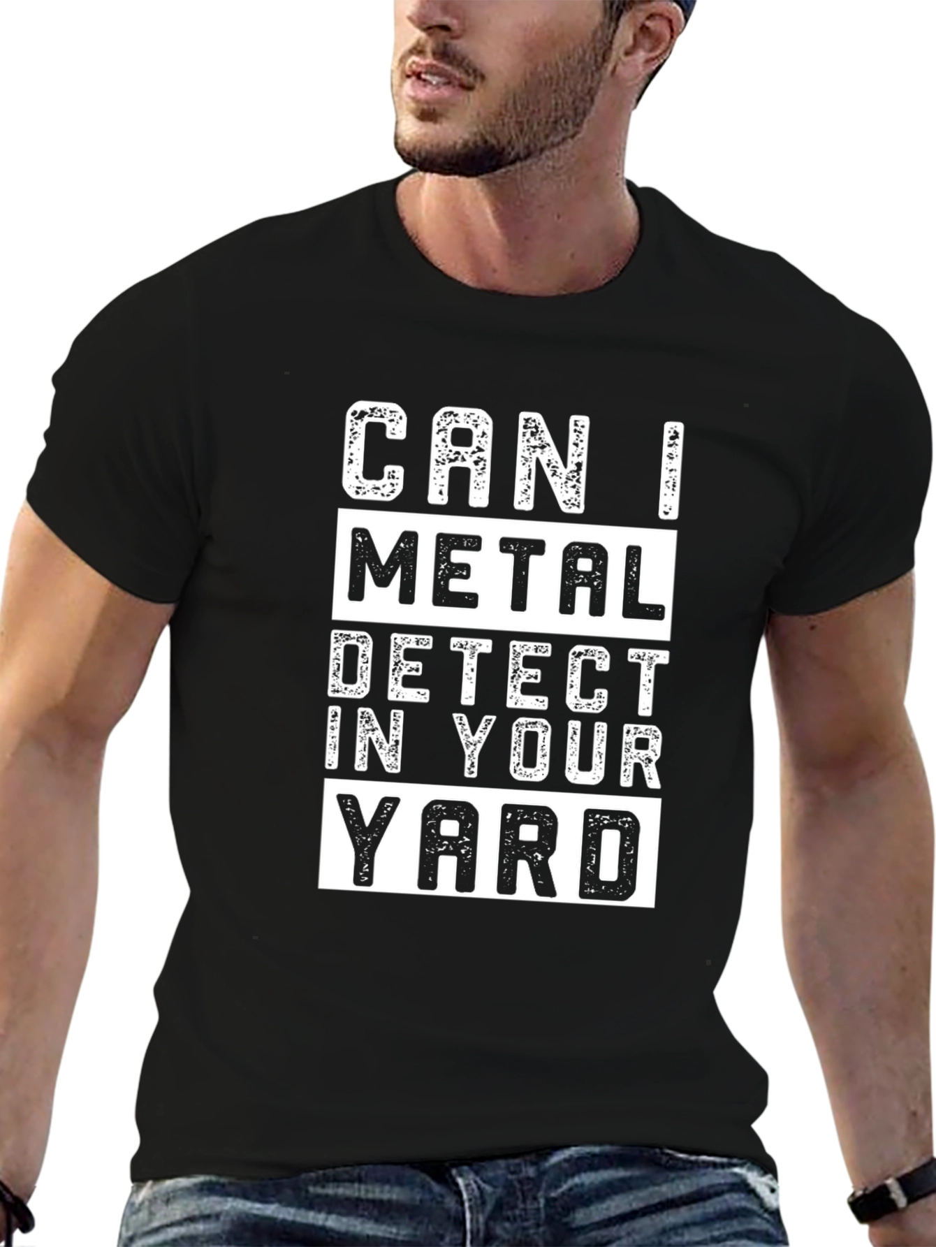 Metal Detecting Humor T-Shirt - Can I Metal Detect?