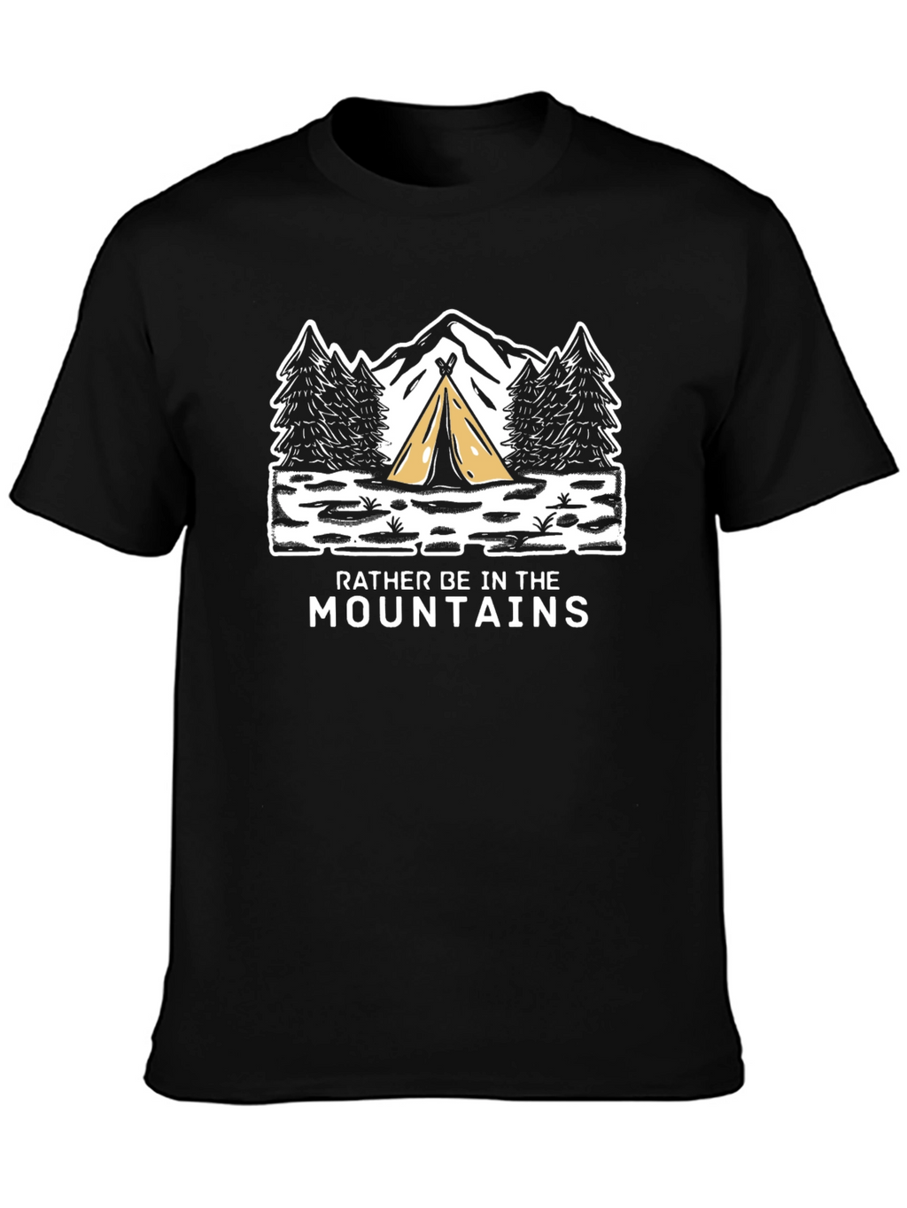 Rather Be In The Mountains Graphic T-Shirt