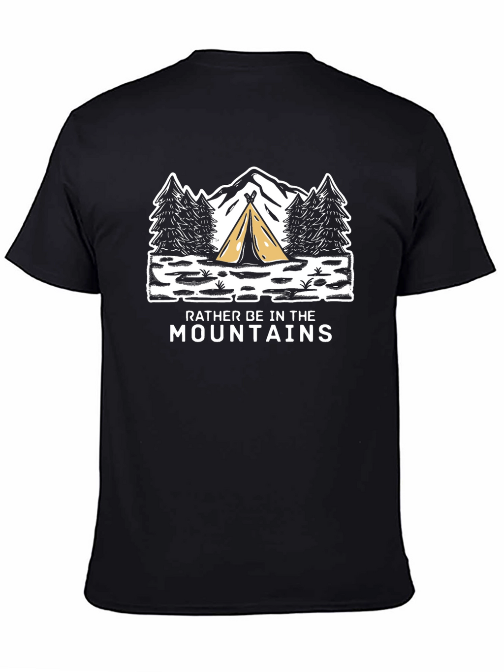 Rather Be In The Mountains Graphic T-Shirt