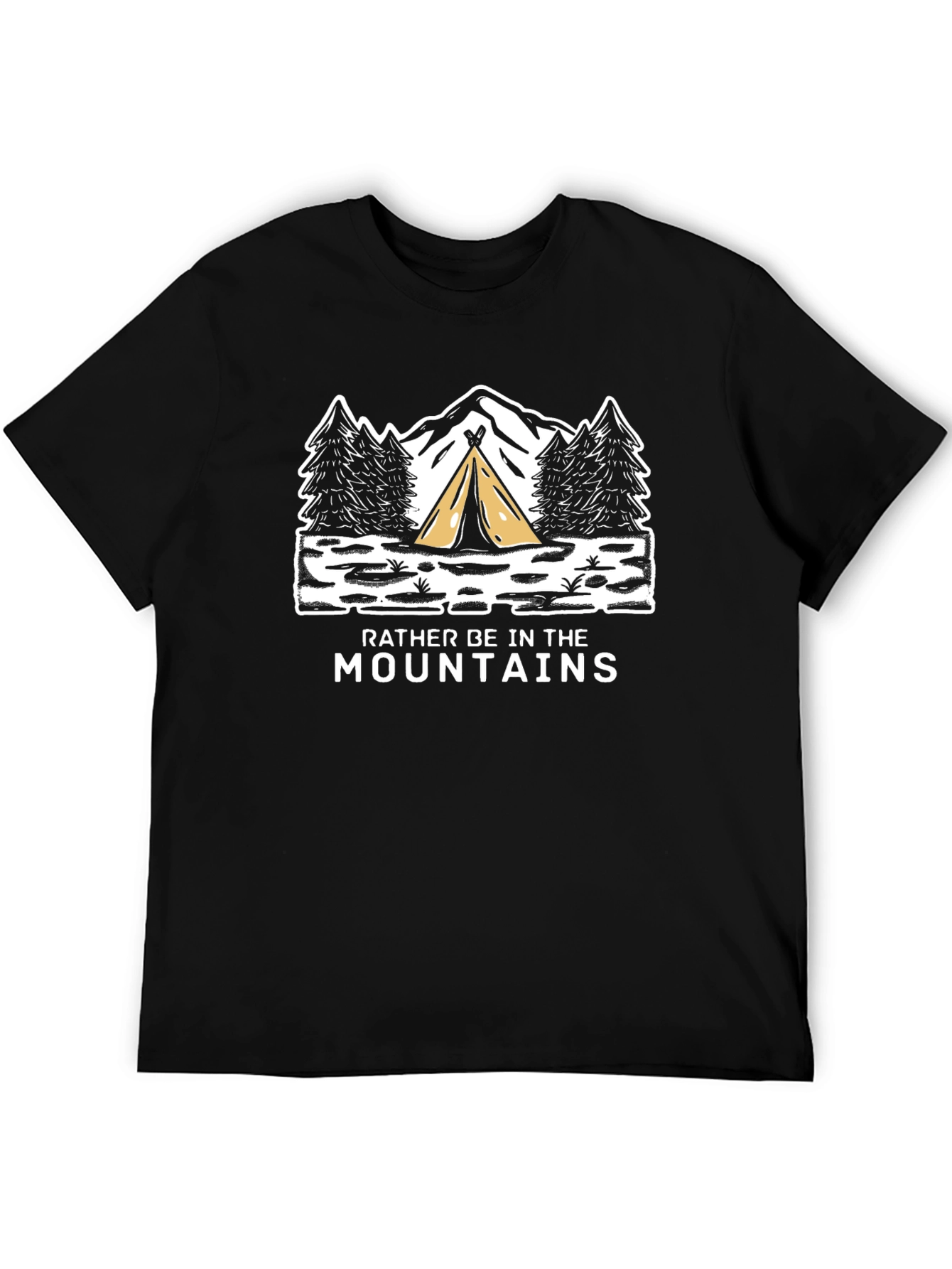 Rather Be In The Mountains Graphic T-Shirt