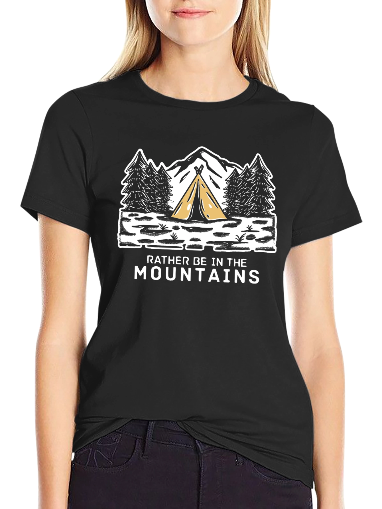 Rather Be In The Mountains Graphic T-Shirt