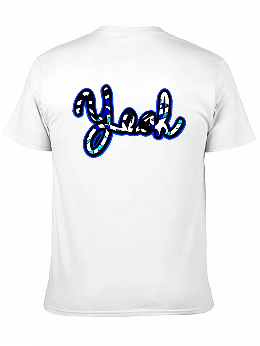 Stylish Yeah Graphic Print Black T-Shirt