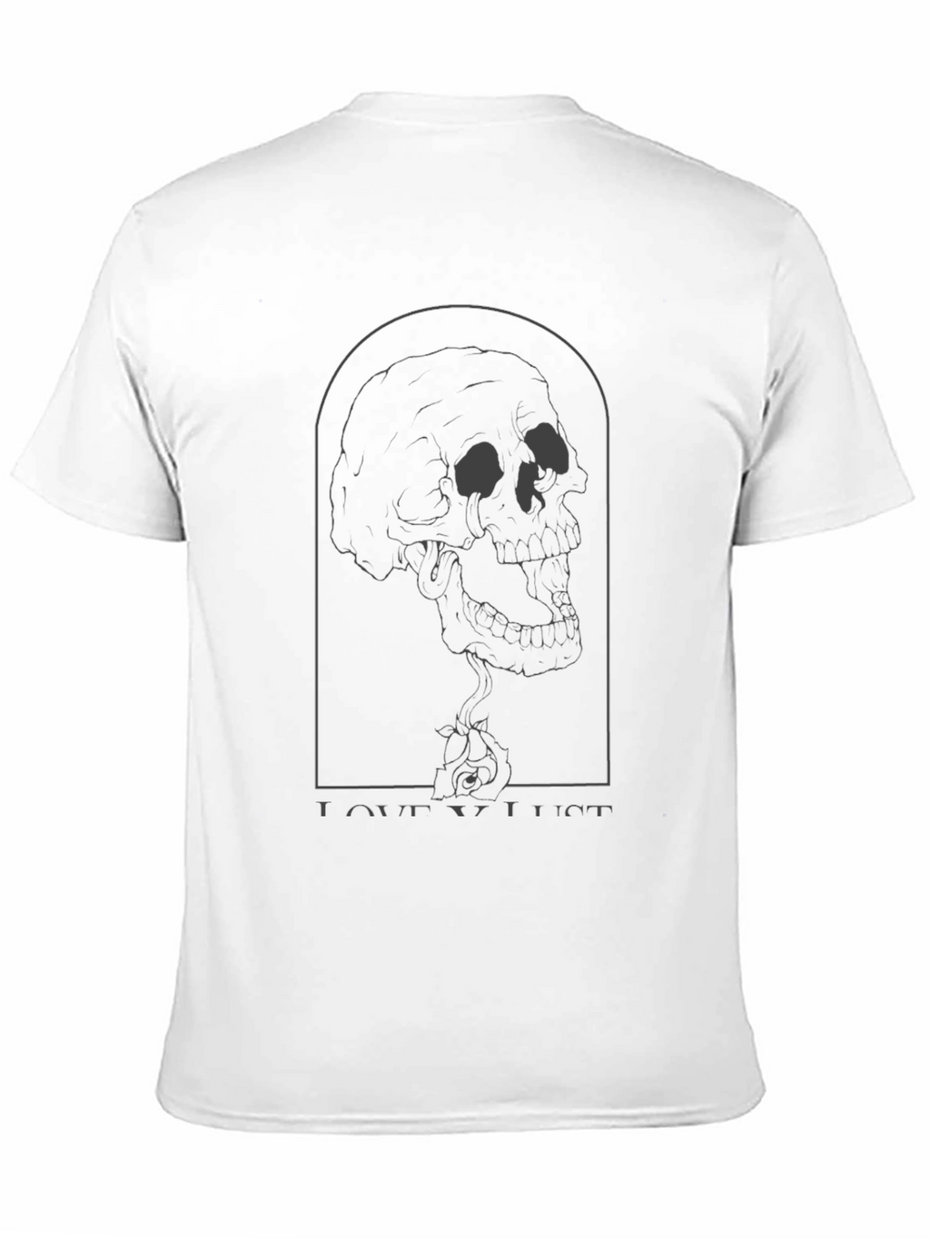 Love Lust Skull Graphic T-Shirt