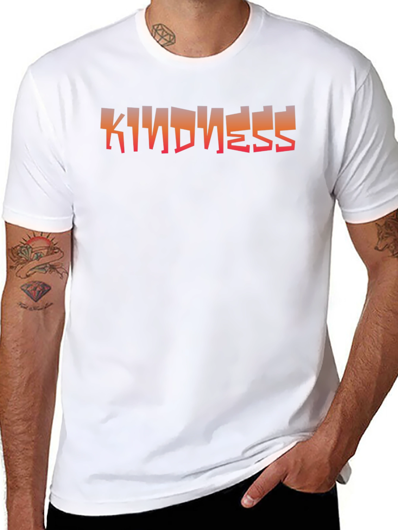 Kindness Graphic Black T-Shirt